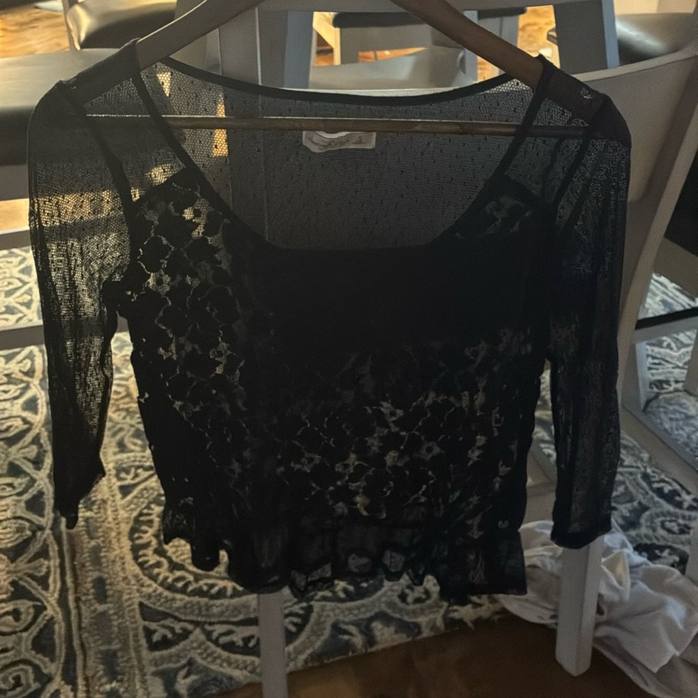 Abercrombie black long sleeve